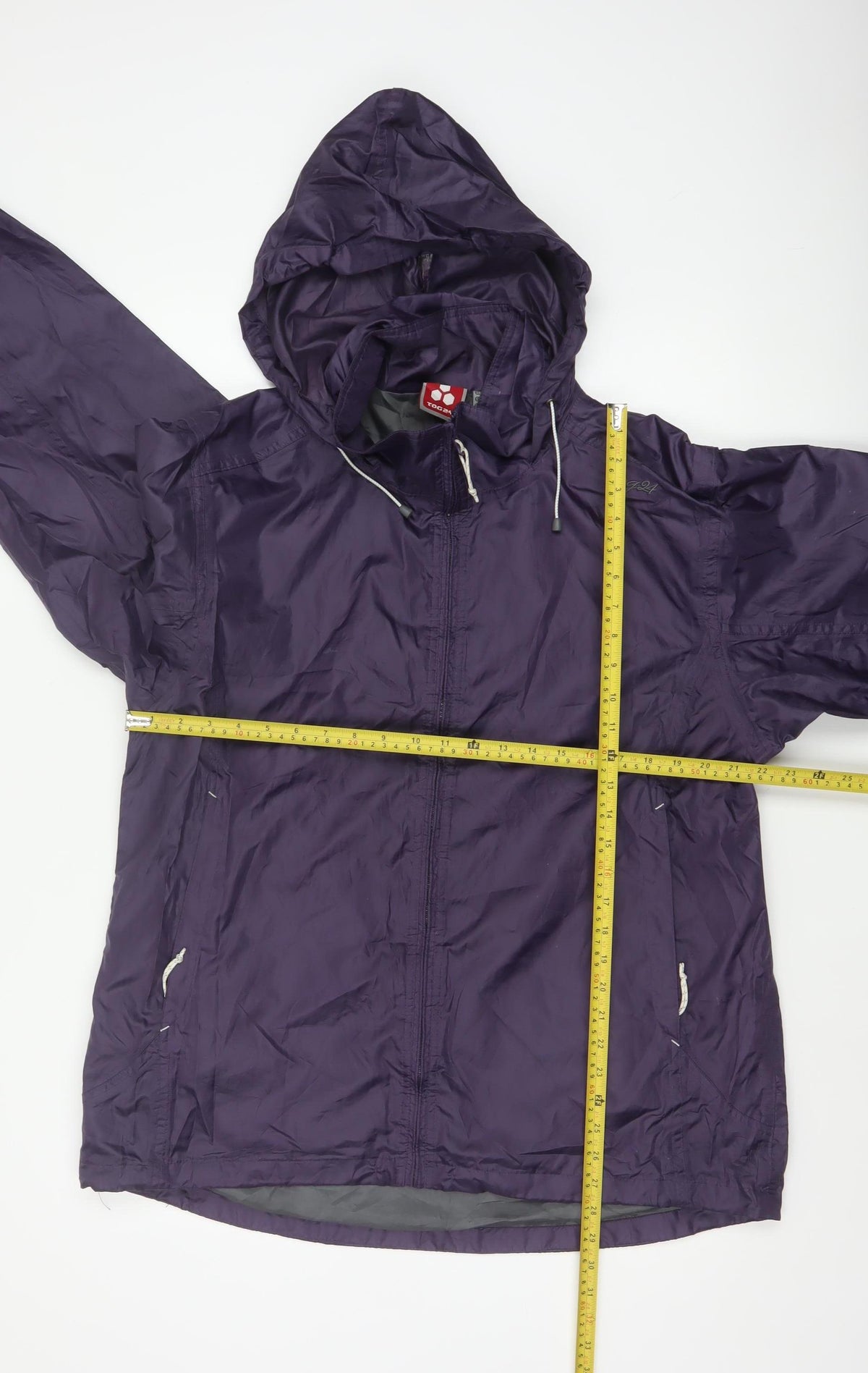 TOG24 Women’s Purple Size 20 Hooded Windbreaker Rain Jacket