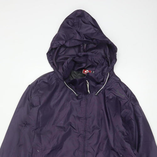 TOG24 Women’s Purple Size 20 Hooded Windbreaker Rain Jacket