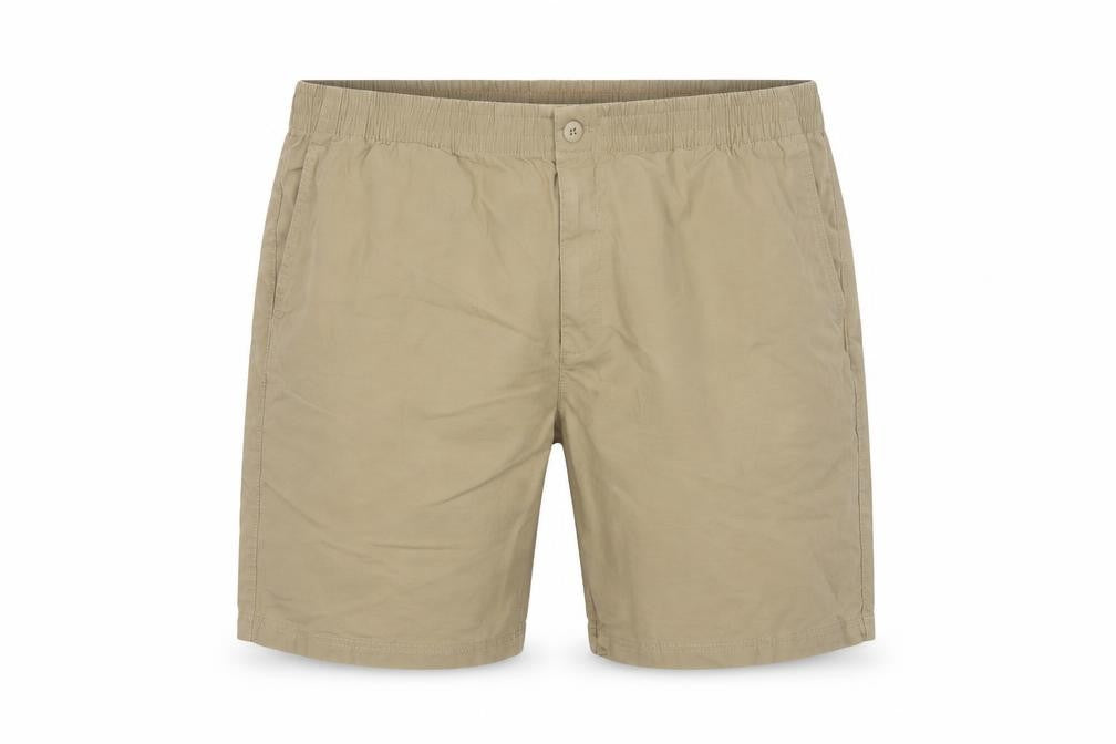 Marks and Spencer Men Beige 2XL Elastic Waist Stretch Shorts