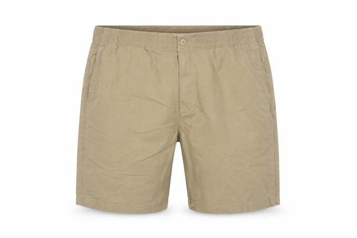 Marks and Spencer Men Beige 2XL Elastic Waist Stretch Shorts
