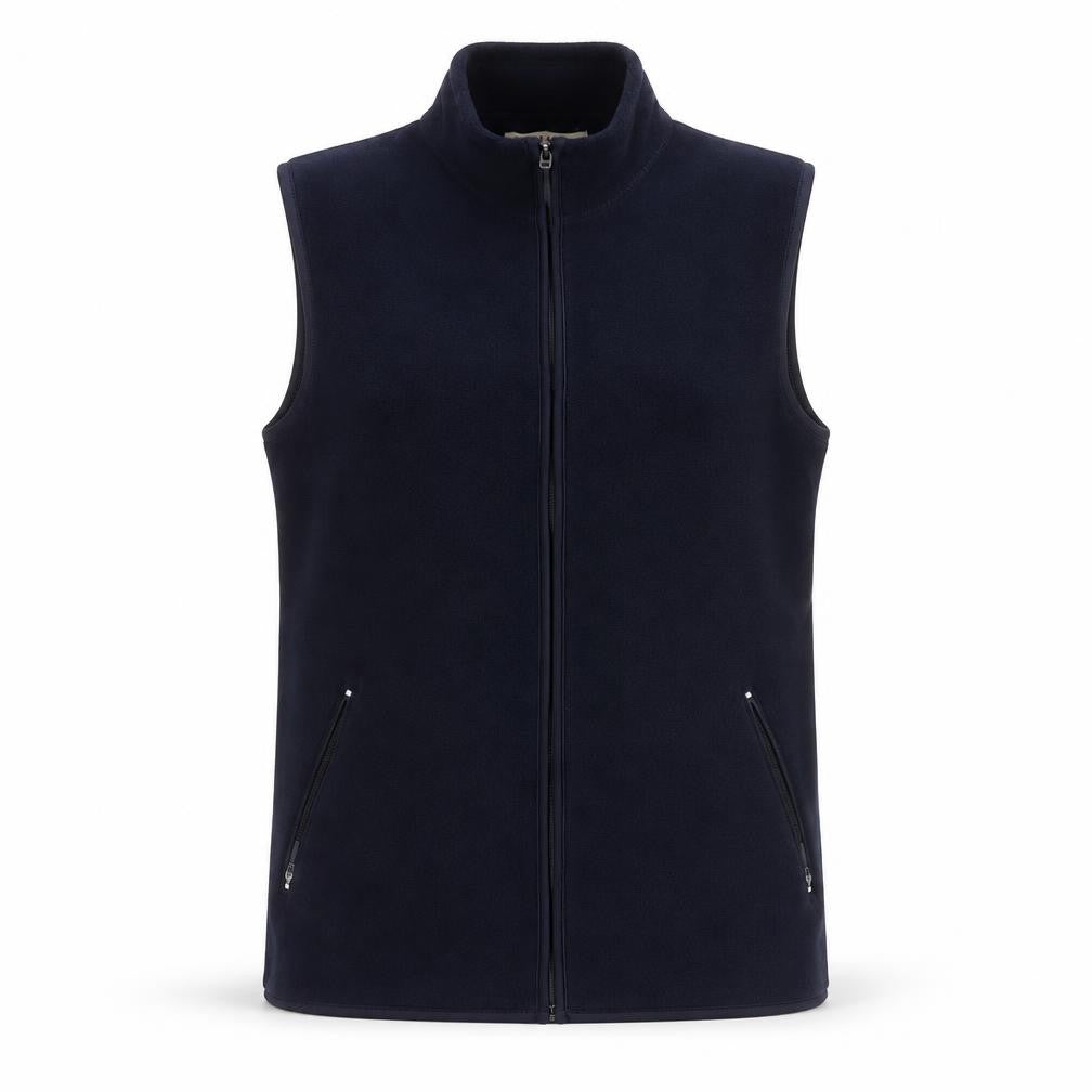 EWM Women Blue 14/16 Fleece Bodywarmer Waistcoat Full Zip Pockets