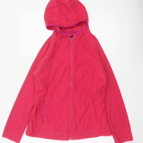 Peter Storm Women’s Pink UK 14 Full Zip Hooded Fleece Hoodie
