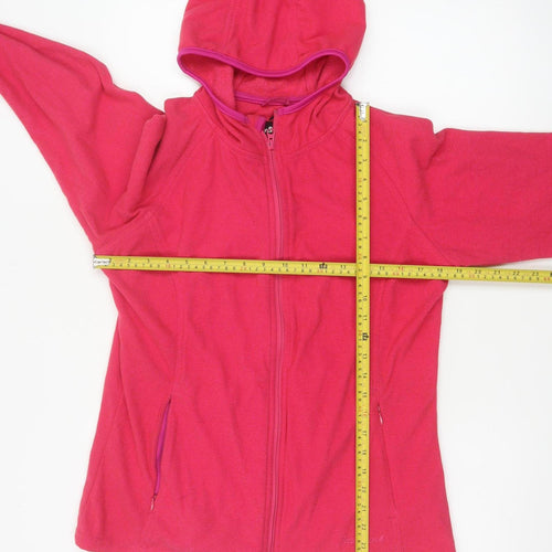 Peter Storm Women’s Pink UK 14 Full Zip Hooded Fleece Hoodie