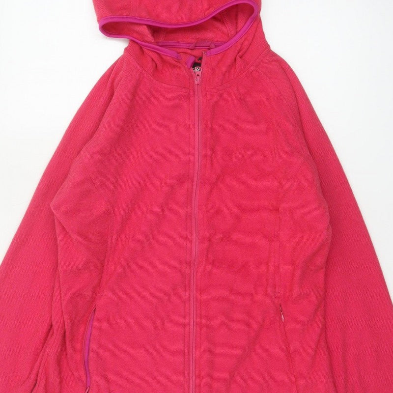Peter Storm Women’s Pink UK 14 Full Zip Hooded Fleece Hoodie