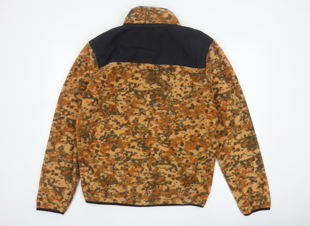 Lyle & Scott Men's Multicoloured Camo Fleece Jacket L Full Zip