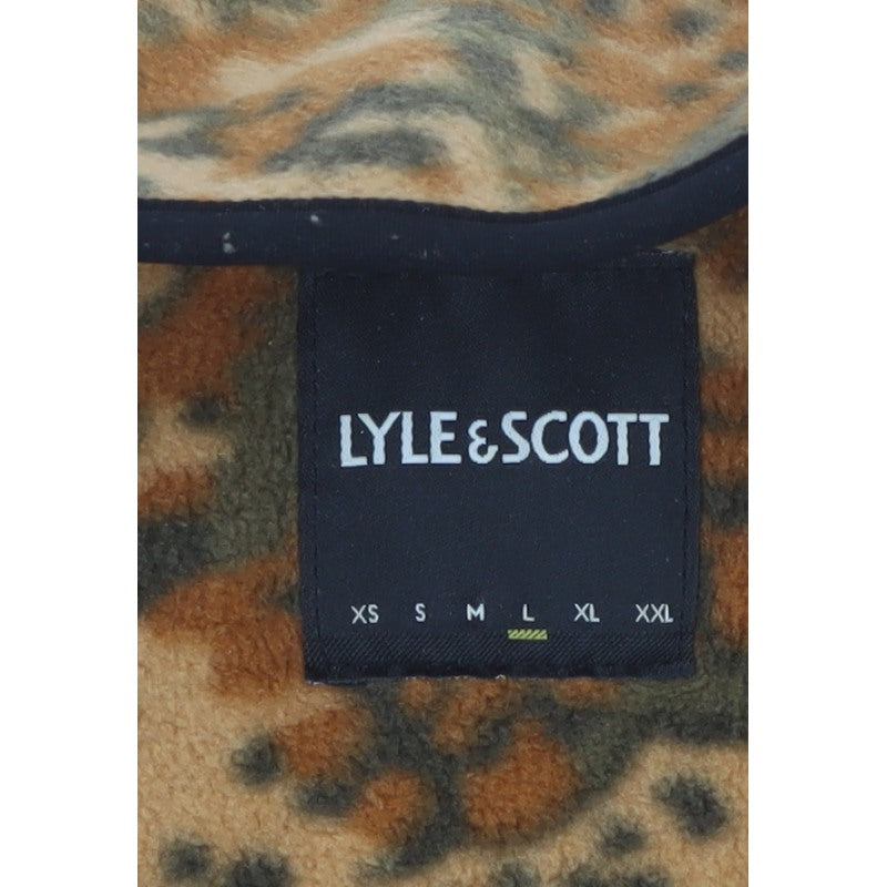 Lyle & Scott Men's Multicoloured Camo Fleece Jacket L Full Zip