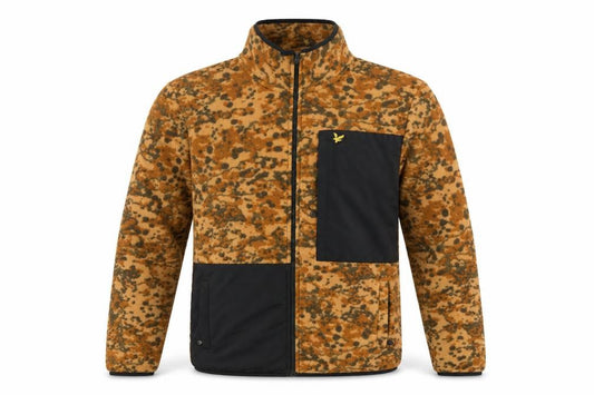 Lyle & Scott Men's Multicoloured Camo Fleece Jacket L Full Zip