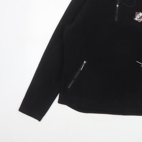Dublin Women’s Black M Equestrian Fleece 1/4 Zip Sweatshirt