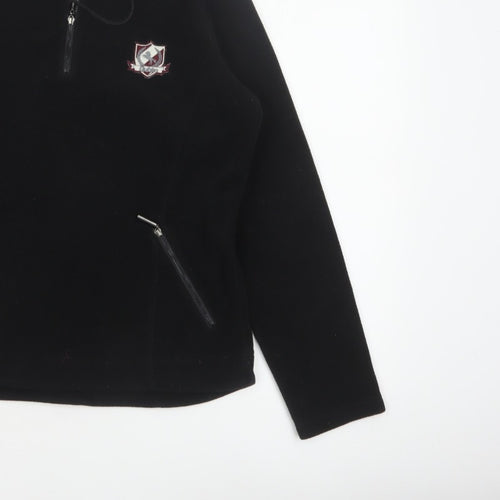 Dublin Women’s Black M Equestrian Fleece 1/4 Zip Sweatshirt