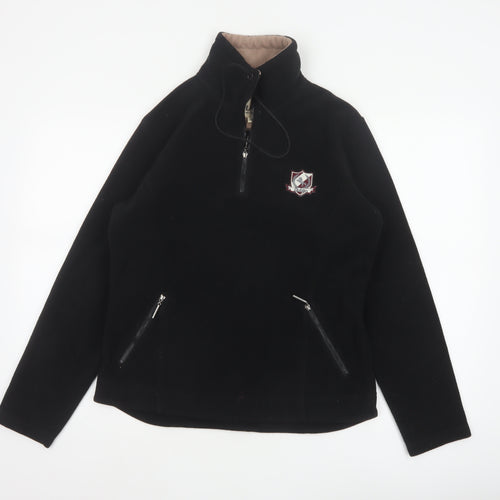 Dublin Women’s Black M Equestrian Fleece 1/4 Zip Sweatshirt