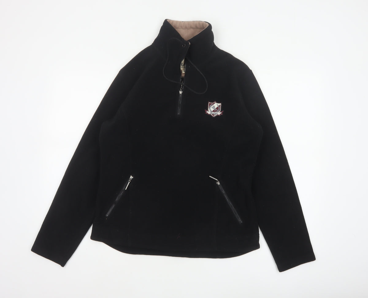Dublin Women’s Black M Equestrian Fleece 1/4 Zip Sweatshirt