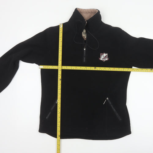 Dublin Women’s Black M Equestrian Fleece 1/4 Zip Sweatshirt