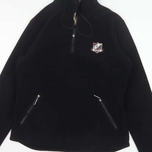 Dublin Women’s Black M Equestrian Fleece 1/4 Zip Sweatshirt