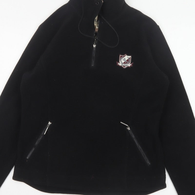 Dublin Women’s Black M Equestrian Fleece 1/4 Zip Sweatshirt