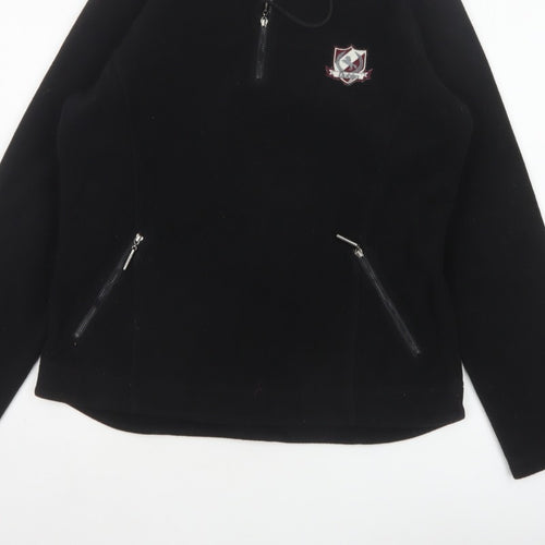 Dublin Women’s Black M Equestrian Fleece 1/4 Zip Sweatshirt