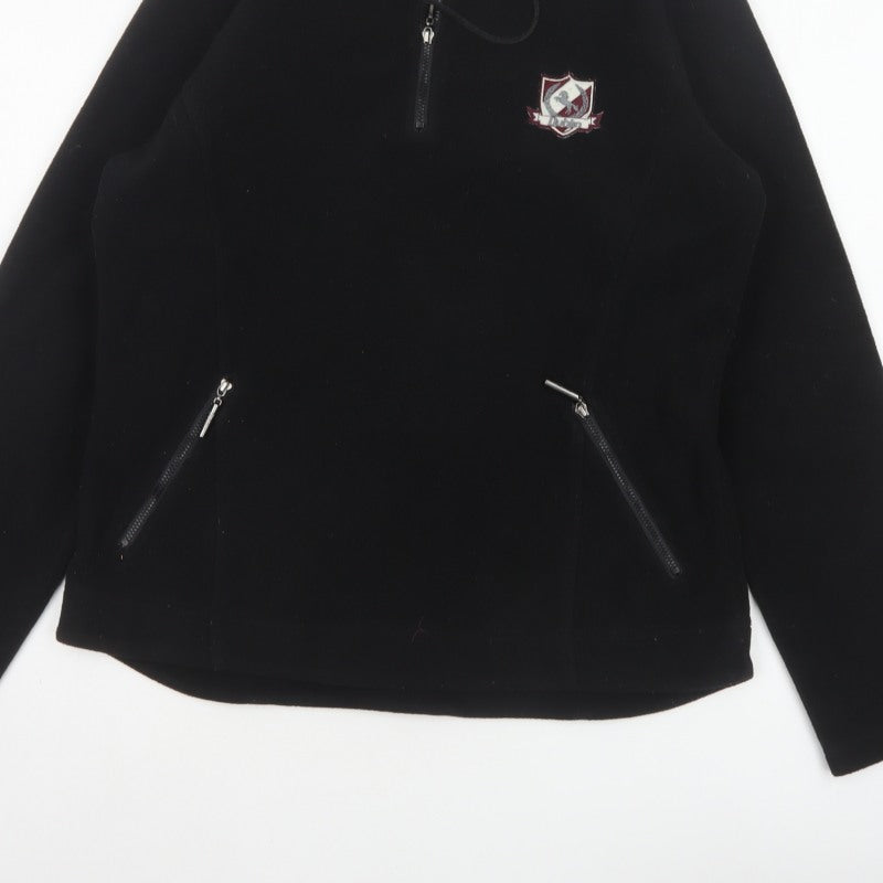 Dublin Women’s Black M Equestrian Fleece 1/4 Zip Sweatshirt