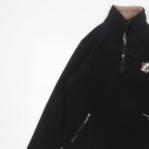 Dublin Women’s Black M Equestrian Fleece 1/4 Zip Sweatshirt