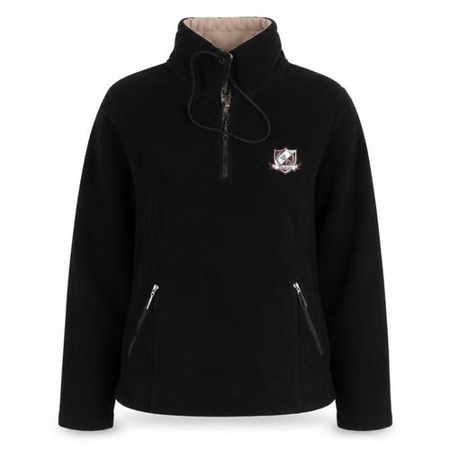 Dublin Women’s Black M Equestrian Fleece 1/4 Zip Sweatshirt