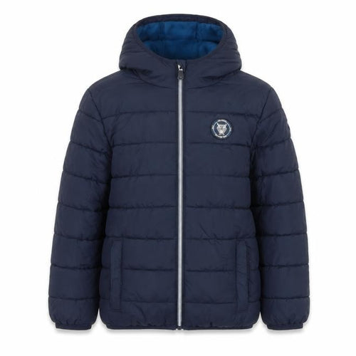Studio Boys Blue 7-8 Years Hooded Puffer Jacket Quilted Fleece Lined