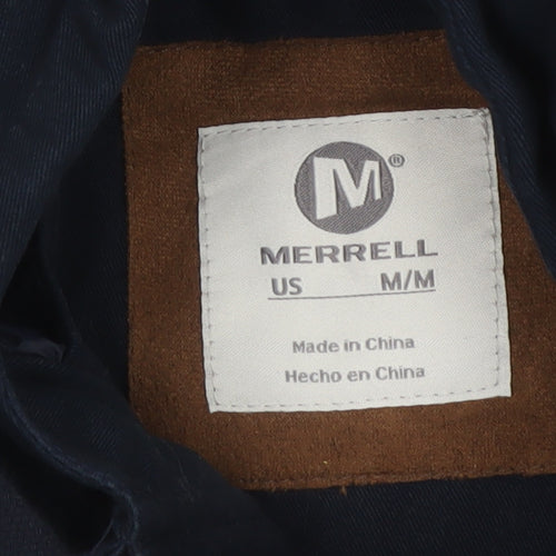 Merrell Men's Navy M Hooded Parka Cotton Outdoor Jacket