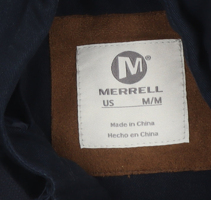 Merrell Men's Navy M Hooded Parka Cotton Outdoor Jacket