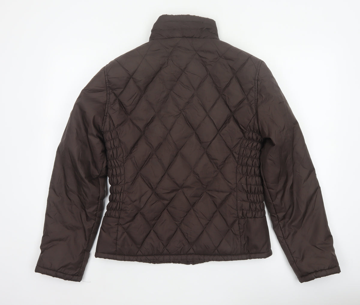 George Women’s Brown UK 12 Quilted Padded Zip Jacket