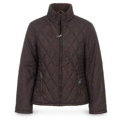 George Women’s Brown UK 12 Quilted Padded Zip Jacket