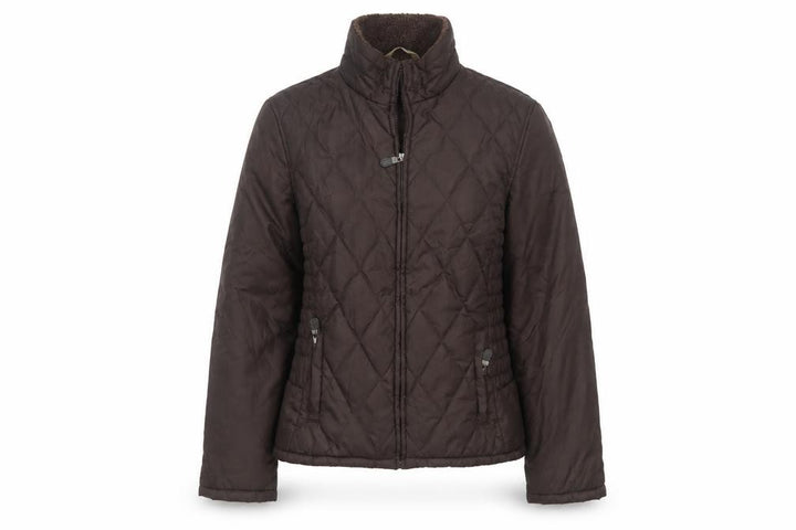 George Women’s Brown UK 12 Quilted Padded Zip Jacket