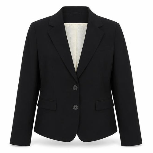 H&M Women’s Black UK 10 Tailored 2 Button Lined Blazer Jacket
