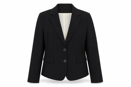 H&M Women’s Black UK 10 Tailored 2 Button Lined Blazer Jacket
