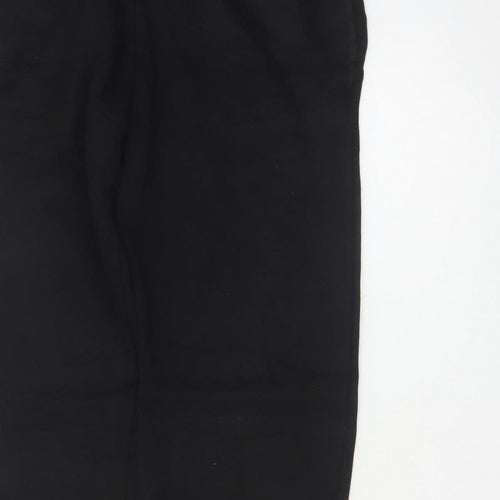 Barbour Boys Black Jogger Trousers 14-15 Years Cotton Blend Logo