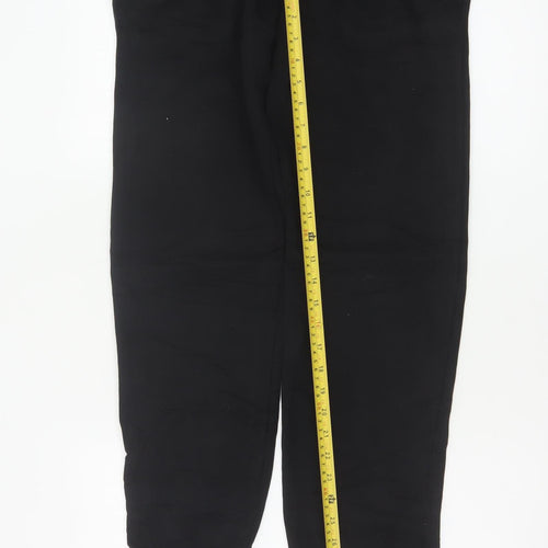 Barbour Boys Black Jogger Trousers 14-15 Years Cotton Blend Logo