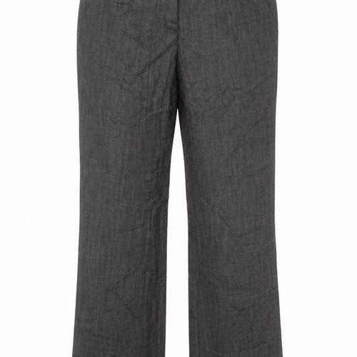 Monsoon Women Grey UK 10 Straight Herringbone Tailored Trousers