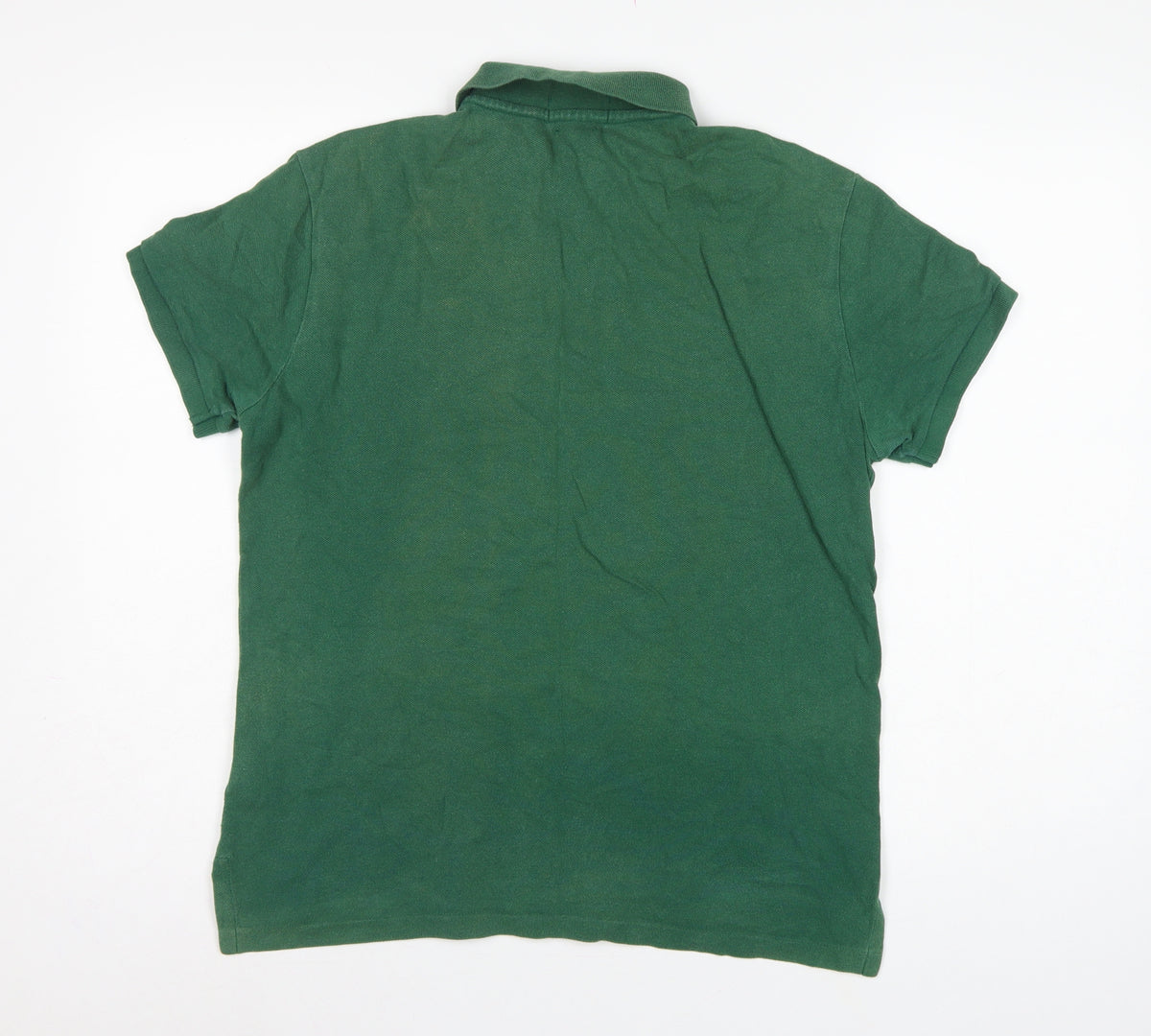 Polo Ralph Lauren Men’s Green M Slim Fit Cotton Logo Polo Shirt