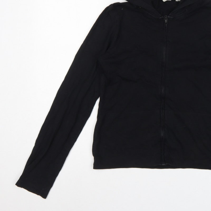 Gap Factory Store Women’s Black Small Full Zip Hooded Hoodie