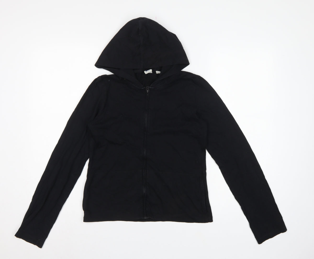 Gap Factory Store Women’s Black Small Full Zip Hooded Hoodie