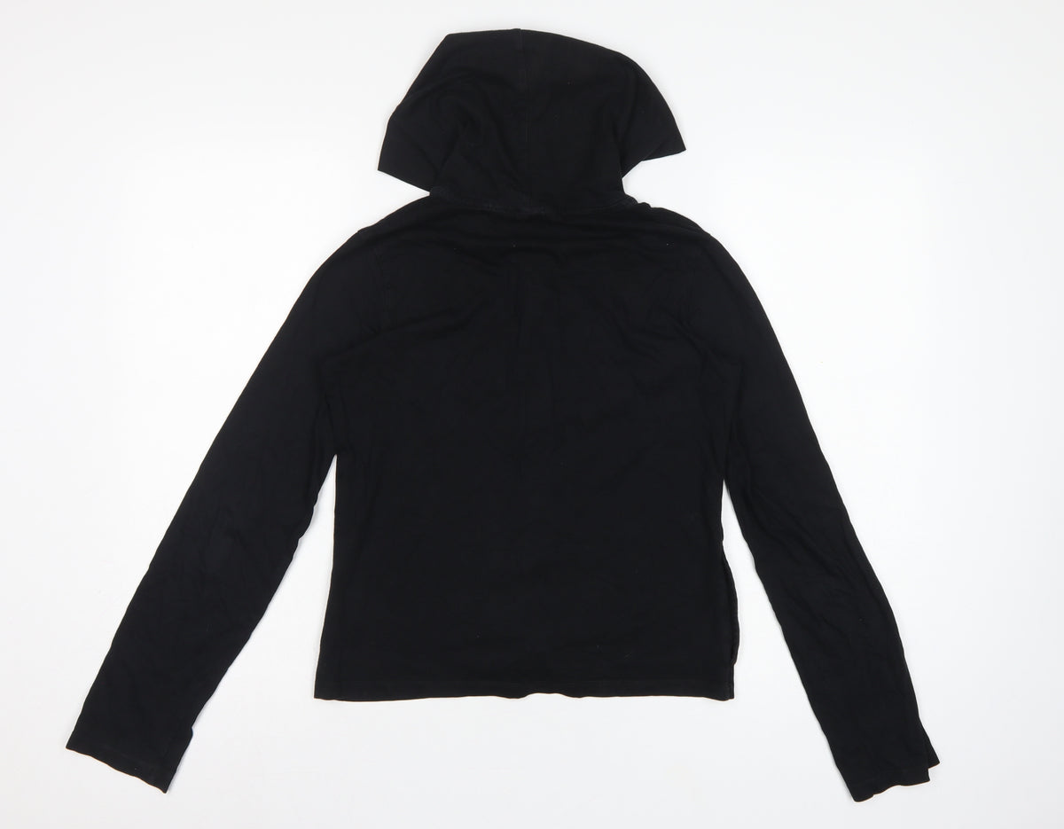 Gap Factory Store Women’s Black Small Full Zip Hooded Hoodie