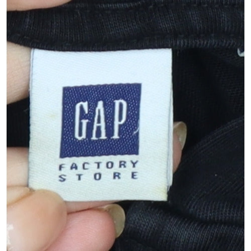 Gap Factory Store Women’s Black Small Full Zip Hooded Hoodie