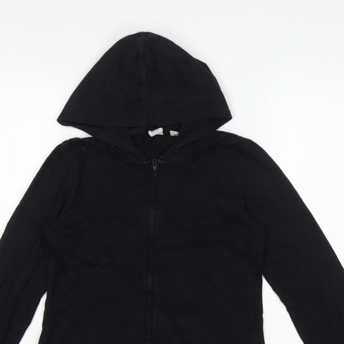 Gap Factory Store Women’s Black Small Full Zip Hooded Hoodie
