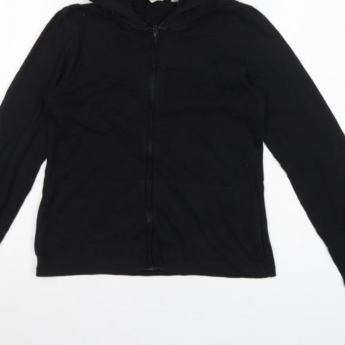 Gap Factory Store Women’s Black Small Full Zip Hooded Hoodie