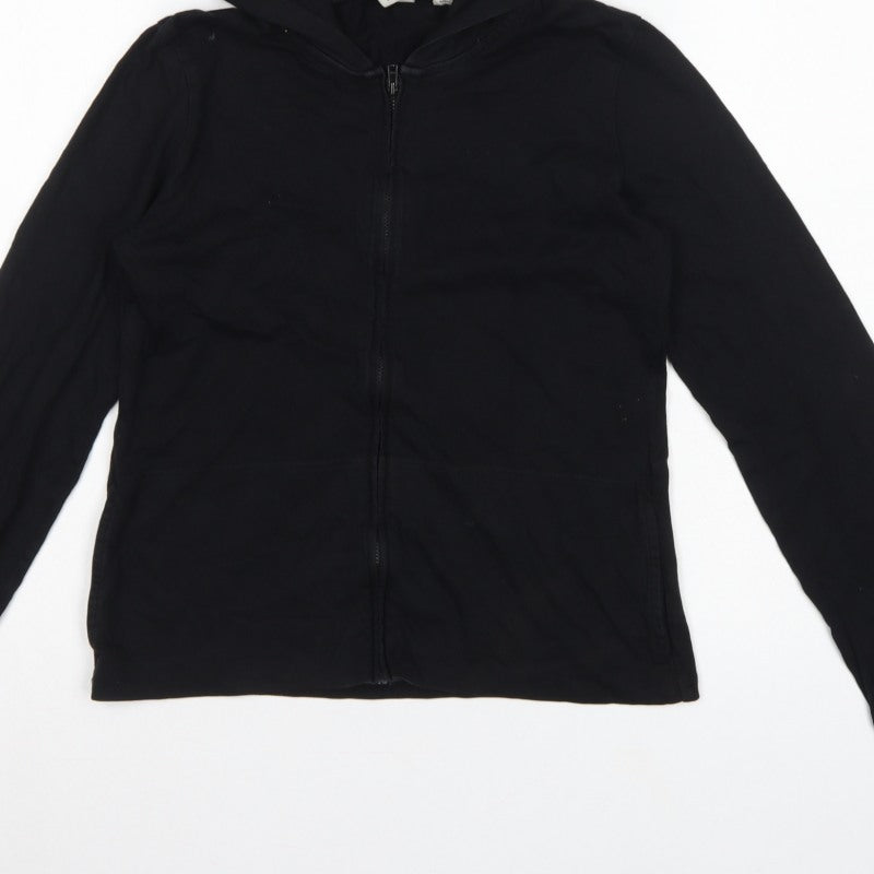 Gap Factory Store Women’s Black Small Full Zip Hooded Hoodie