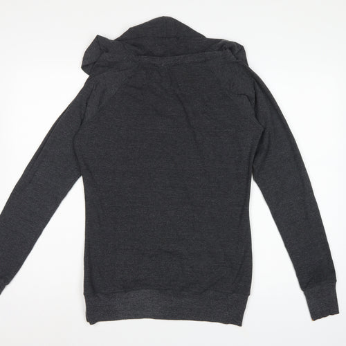 Elle Sport Women’s Grey Size 12 Pullover Hoodie V-Neck