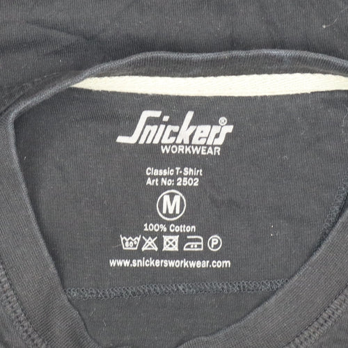 Snickers Workwear Men’s Black M Classic Graphic Print Cotton T-Shirt