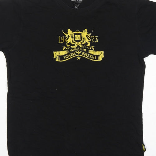 Snickers Workwear Men’s Black M Classic Graphic Print Cotton T-Shirt