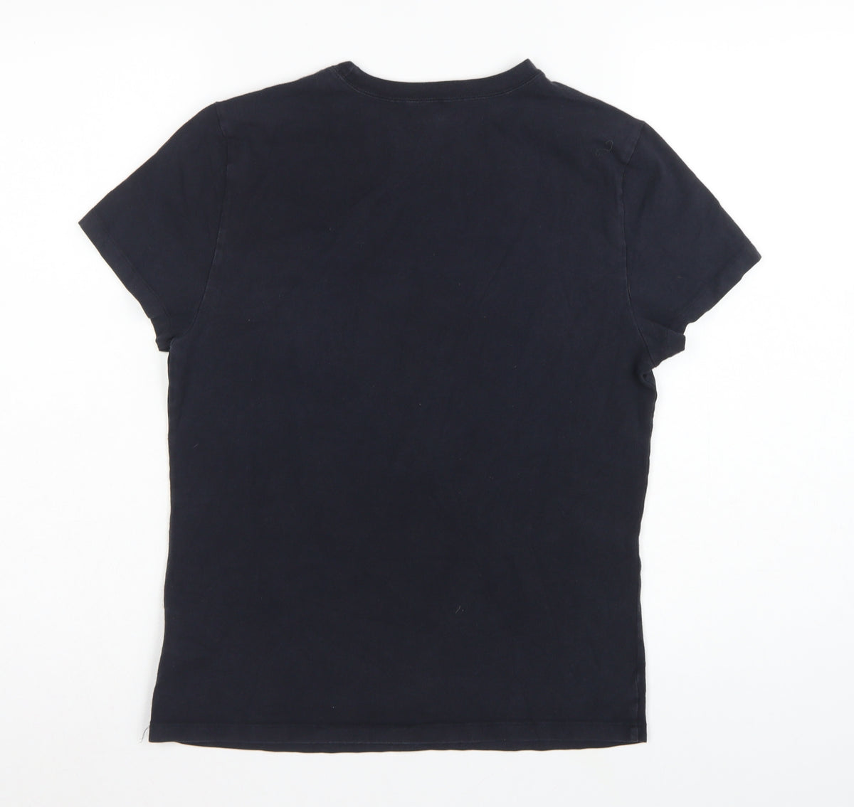 Polo Jeans Ralph Lauren Women Black XL Rhinestone Logo Stretch T-Shirt