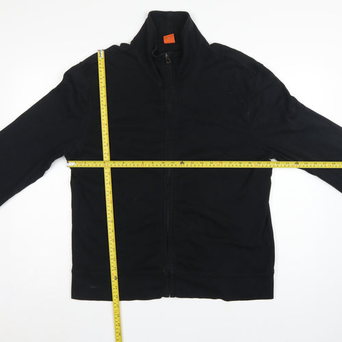 BOSS Hugo Boss Men’s Black XL Full Zip High Neck Sweatshirt