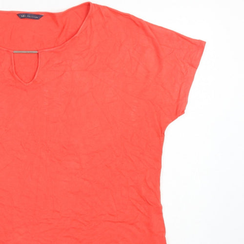 Marks and Spencer Women Red Size 18 Keyhole Stretch Jersey T-Shirt