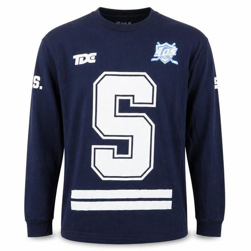 SZA TDE Blue Large Long Sleeve Graphic Sweatshirt Music Logo