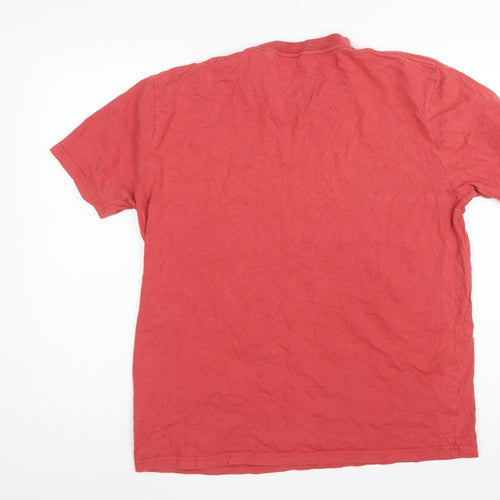 Musto Men’s Red L Nautical Marine Graphic Print Crew Neck T-Shirt
