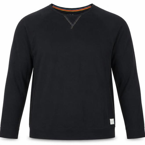 Paul Smith Men’s Black XL Cotton Long Sleeve Pyjama Top Logo